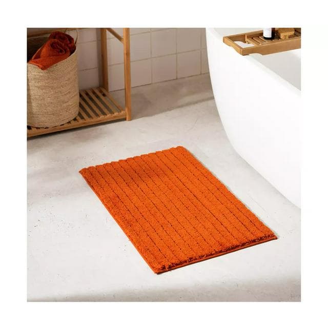 Habitat Supersoft Quick Dry Bath Mat - Copper - gallery image 1