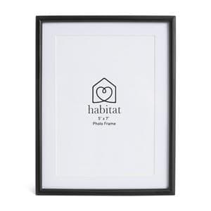 Habitat Skinny Metal Frame - Black - 5x7"
