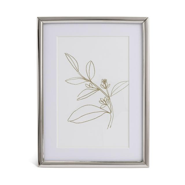 Habitat Skinny Metal Picture Frame - Silver - 19x14cm - gallery image 1