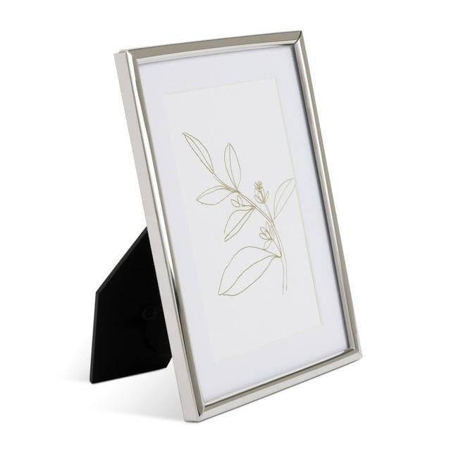 Habitat Skinny Metal Picture Frame - Silver - 19x14cm - gallery image 3