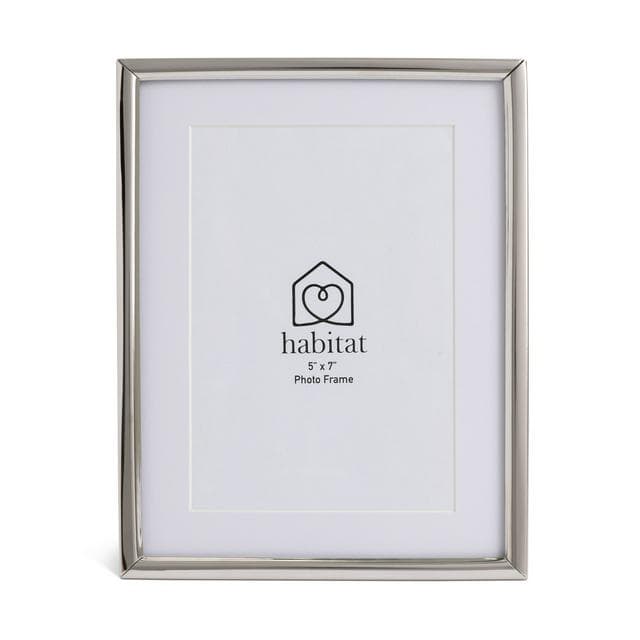 Habitat Skinny Metal Frame - Silver - 5x7" - gallery image 1