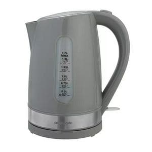 Cookworks Plastic Illuminated Kettle - Grey