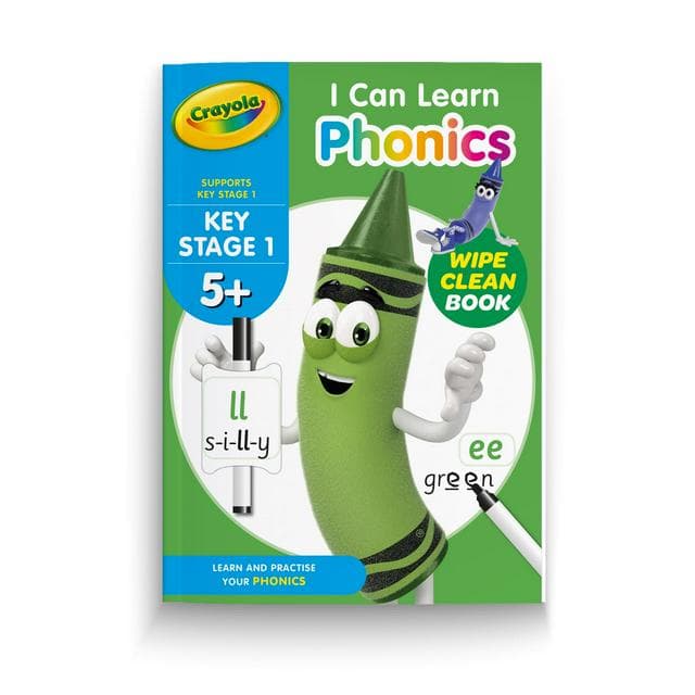 Crayola Wipe Clean Workbook 5+ Assortment - gallery image 1