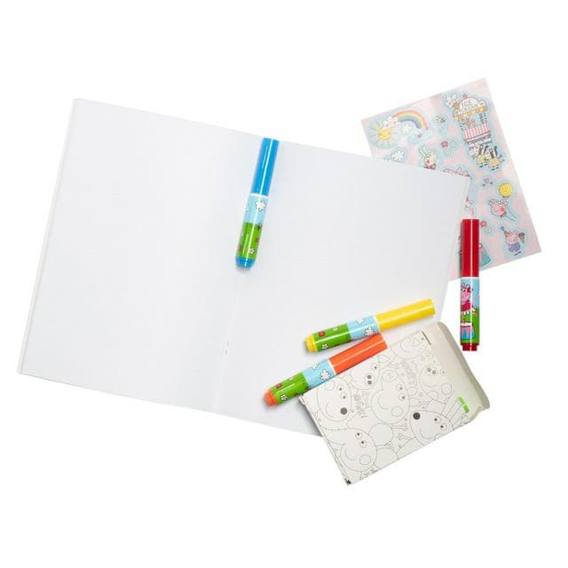 Sainsbury's Peppa x Rachel Ellen Colouring Set - gallery image 2