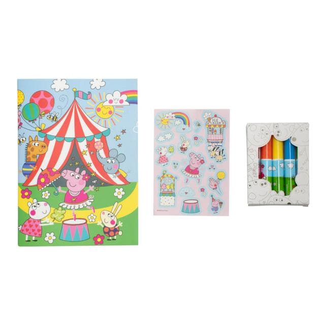 Sainsbury's Peppa x Rachel Ellen Colouring Set - gallery image 3