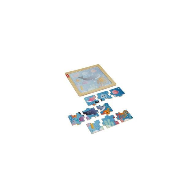 Fisher-Price Wooden Jigsaw Puzzle Assortment - gallery image 1