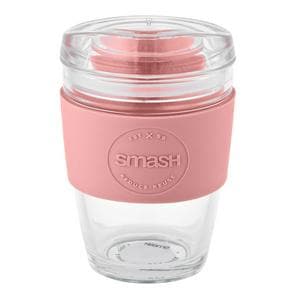 Smash Glass Coffee Cup - Pink