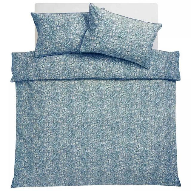 Sainsbury's Home Cotton Ditsy Floral Blue Bedding Set - gallery image 3