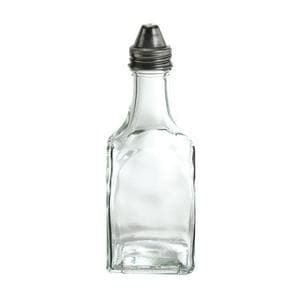 Sainsbury's Home Essentials square glass vinegar bottle