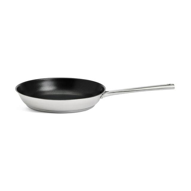 Habitat Ellipse Brushed Stainless Steel 28cm Frying Pan - gallery image 1