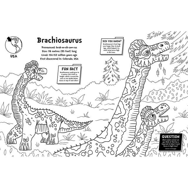 Fact Filled Animal/Dino Colouring - gallery image 4