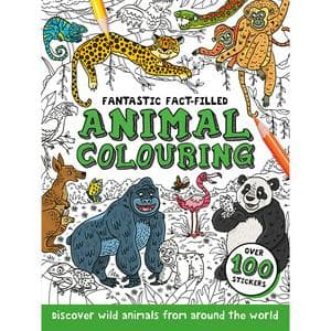 Fact Filled Animal/Dino Colouring
