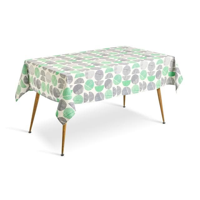 Habitat Linear Circles Wipe Clean Tablecloth - gallery image 1