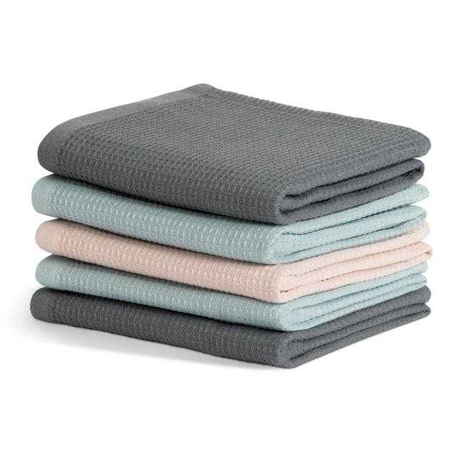 Habitat Waffle Pack of 3 Tea Towels - gallery image 1