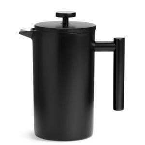 Habitat Double Walled 8 Cup 1000ml Cafetiere - Black