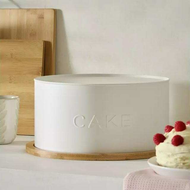 Habitat Embossed Text Cake Tin - gallery image 2