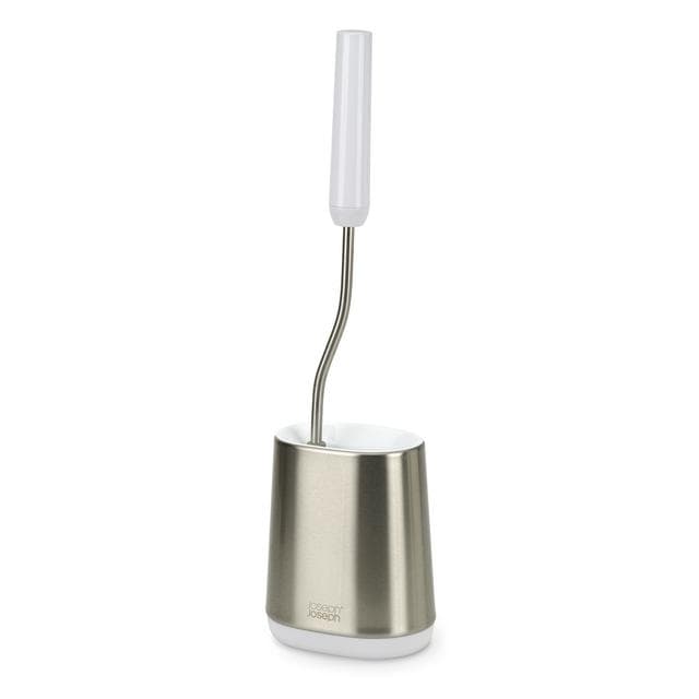 Joseph Joseph Duo Flex Lite Steel Toilet Brush - Chrome - gallery image 1