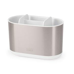 Joseph Joseph Duo Steel Large Toothbrush Caddy - Chrome