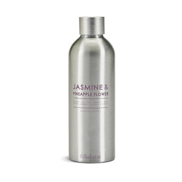 Habitat 180ml Scented Diffuser Refill - Jasmine & Pineapple Flower - gallery image 1