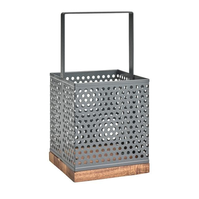 Habitat Metal & Wood Utensil Caddy - gallery image 1