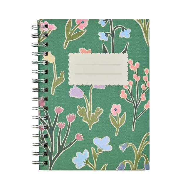 Sainsbury's Home A5 Floral Wiro Notebook - gallery image 1