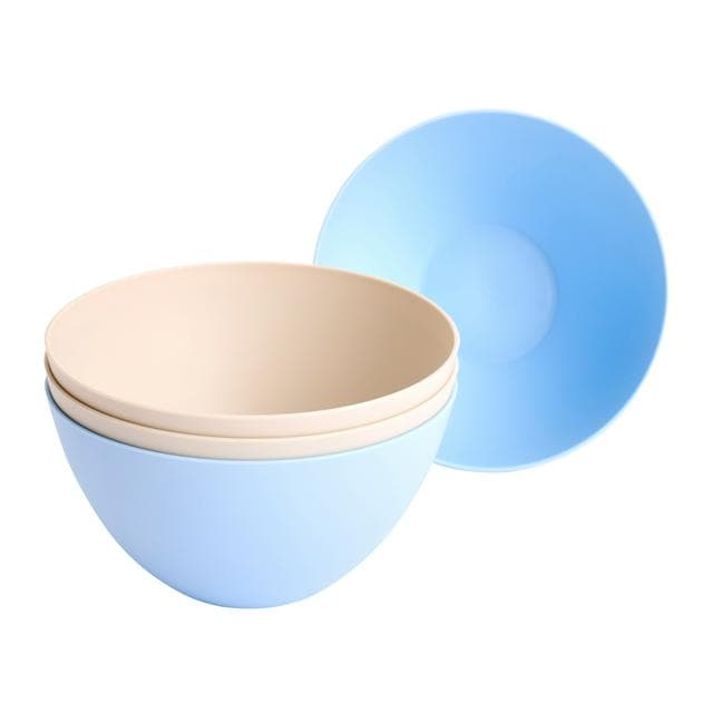 Sainsbury's Home Pack of 4 Reusable Recyclable Plastic Bowls - gallery image 1