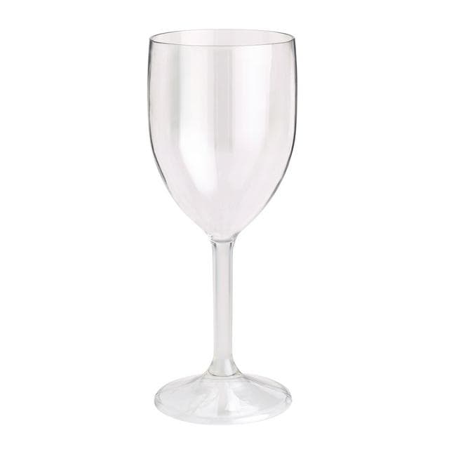 Sainsbury's Home Single Reusable Recyclable Clear Plastic Wine Glass - 300ml - gallery image 1