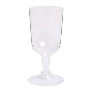 Sainsbury's Home Pack of 10 Reusable Recyclable Clear Plastic Wine Glasses - 170ml