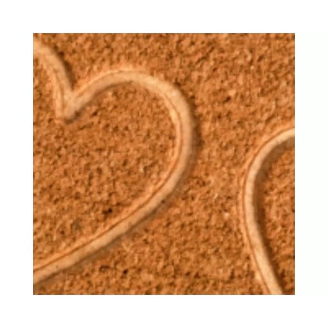 Sainsbury's Home Hearts Debossed Coir Doormat - 40x60cm - gallery image 3