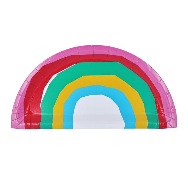 Sainsbury's Home Pack of 4 Rainbow Platter - gallery image 1