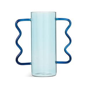 Habitat Wiggle Handled Vase - Blue