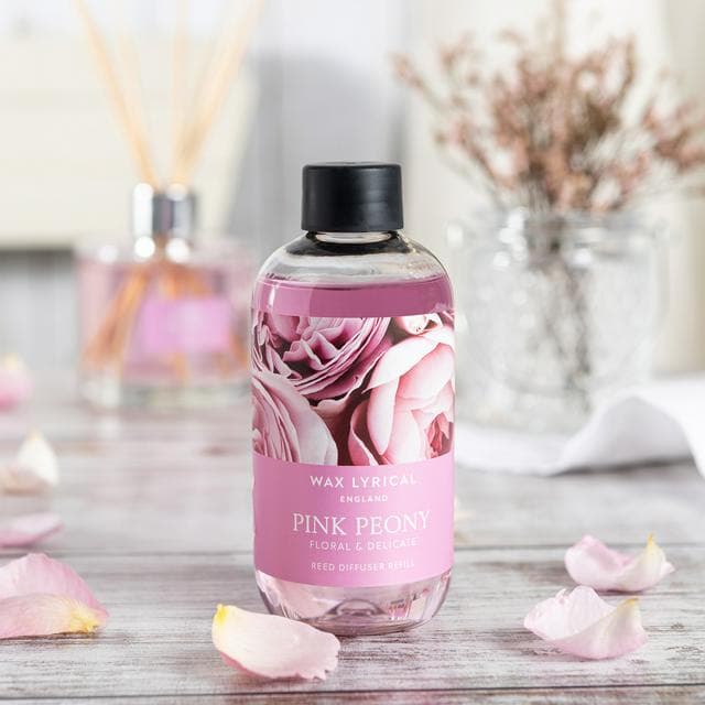 Wax Lyrical 200ml Scented Diffuser Refill - Pink Peony - gallery image 2