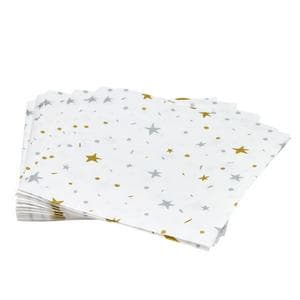 Sainsbury's Home Pack of 20 3ply Star Paper Napkins - 33cm