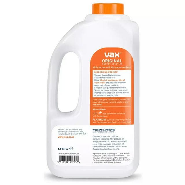 Vax Original Pet 1.5L Carpet Cleaning Solution - gallery image 3