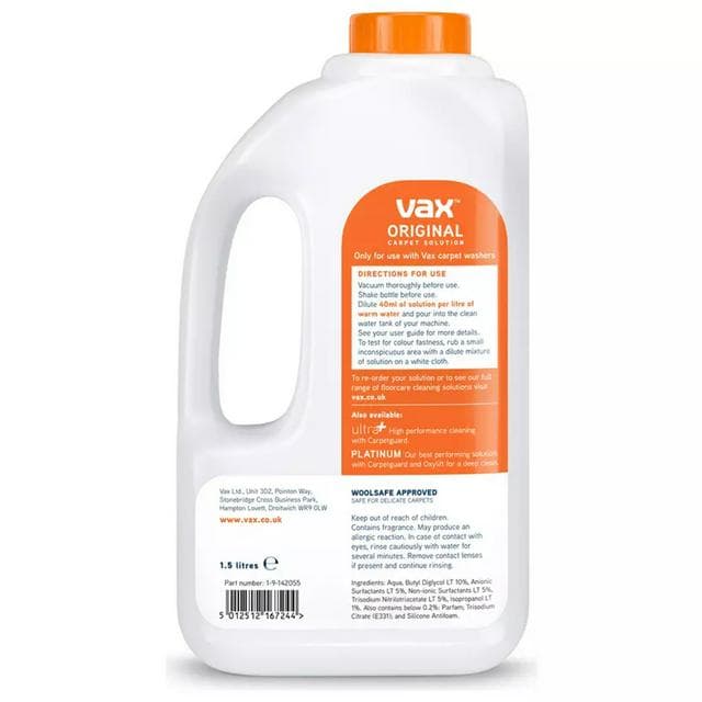 Vax Original 1.5L Carpet Cleaning Solution - gallery image 5