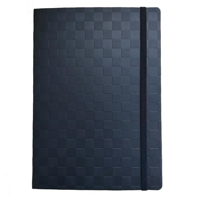 Sainsbury's Home A4 PU Pattern Notebook - Black - gallery image 1