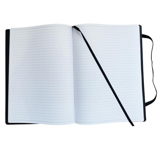 Sainsbury's Home A4 PU Pattern Notebook - Black - gallery image 3