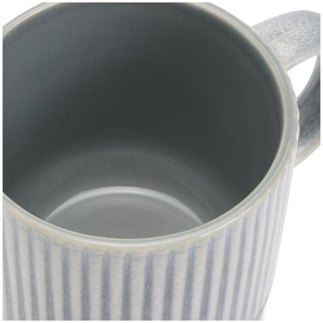 Sainsbury's Home Ribbed Mug - Grey - gallery image 4