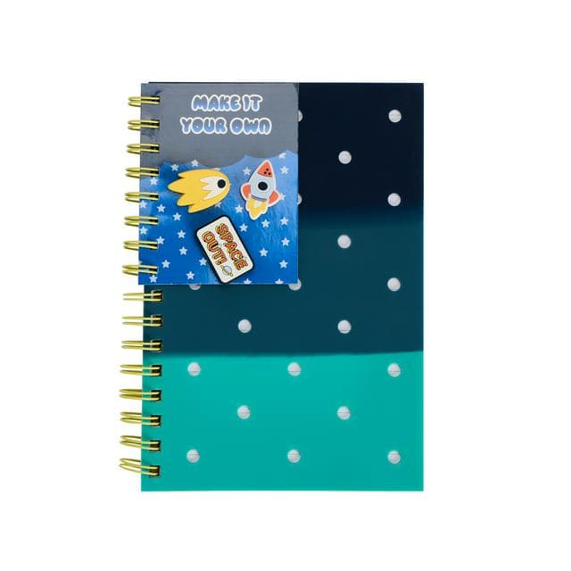 Sainsbury's Home A5 Space Charm Notebook - gallery image 1