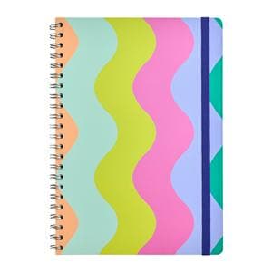 Sainsbury's Home A4 Bold Pattern Wiro Notebook