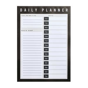 Sainsbury's Home Black Daily Planner