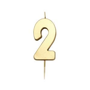 Sainsbury's Home Gold Number Candle Age 2