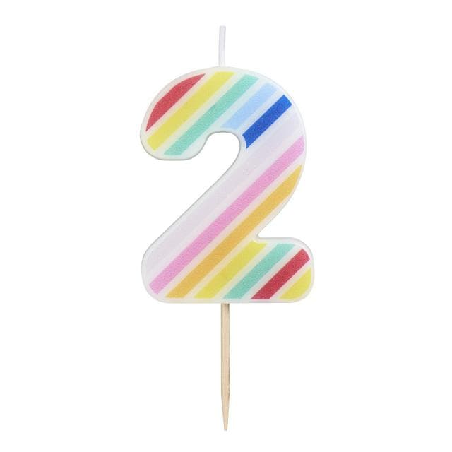 Sainsbury's Home Printed Number Candle Age 2 - gallery image 1
