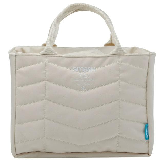 Smash Planet Beige Chevron Lunch Bag - gallery image 1