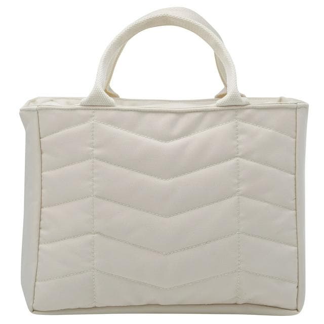 Smash Planet Beige Chevron Lunch Bag - gallery image 3