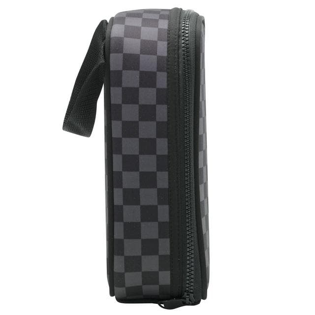 Smash Washable Black Checkerboard Lunch Bag - gallery image 3