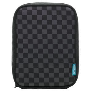 Smash Washable Black Checkerboard Lunch Bag