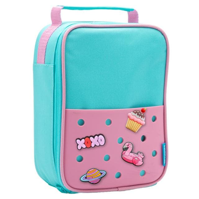 Smash Pink & Turquoise Charm Lunch Bag - gallery image 2