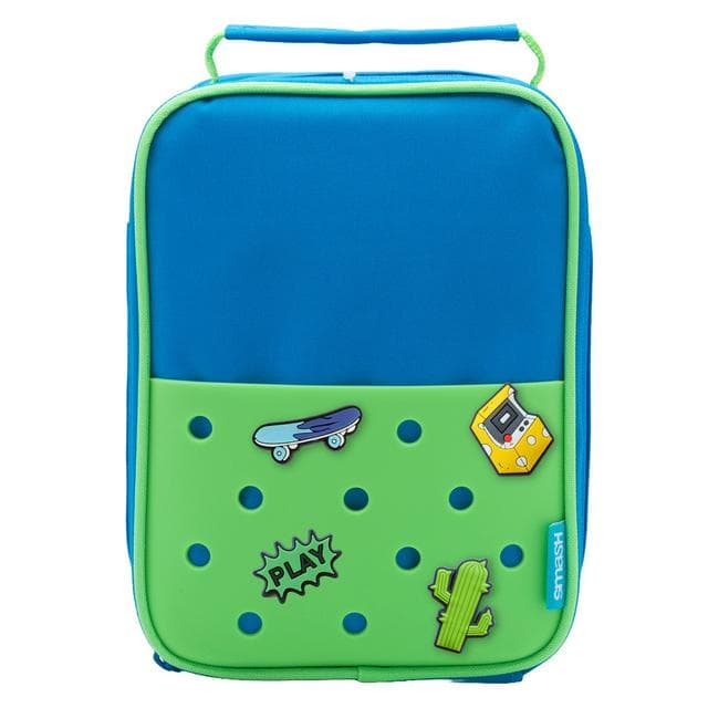 Smash Blue & Green Charm Lunch Bag - gallery image 1