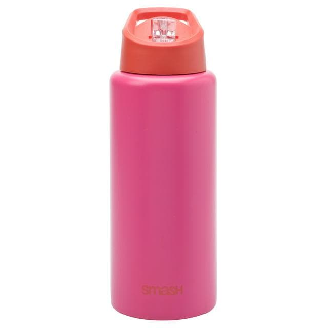 Smash Pink/Red Stainless Steel Sipper - 1L - gallery image 1
